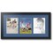 ArtToFrames Collage Photo Picture Frame with 3 - 6x8 inch Openings, Framed in Black with Over 62 Mat Color Options and Plexi Glass (CSM-3926-782)